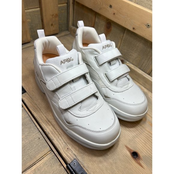APEX AMBULATOR G8210M Mens Athletic Shoes US9 WIDE White Leather - Picture 2 of 8
